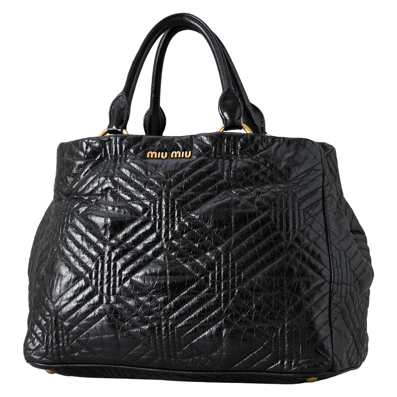 MIU MIU(USED)미우미우 퀼팅 토트겸 숄더백